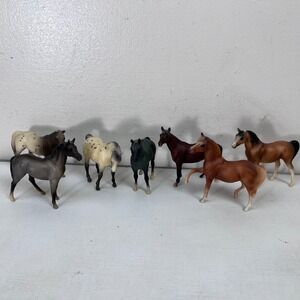 Vintage Breyer Stablemates Horse Figurine Lot 1975 Model Horses Collectible READ